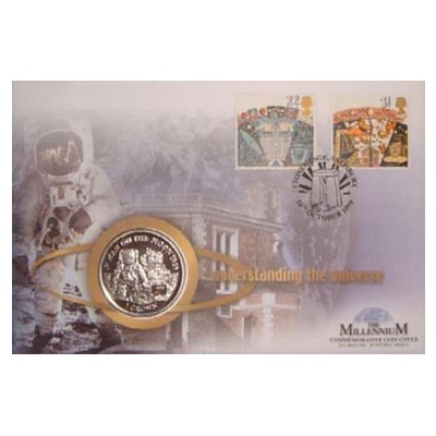 2000 BU 1 Crown - First Man on the Moon Commemorative